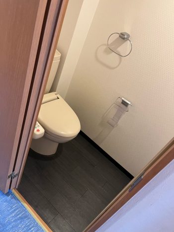 新しいトイレに！